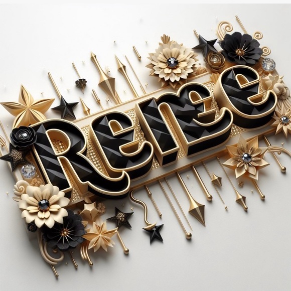 Name art long sleeve tees, send your name and I will put beautiful art behind it - Picture 5 of 7